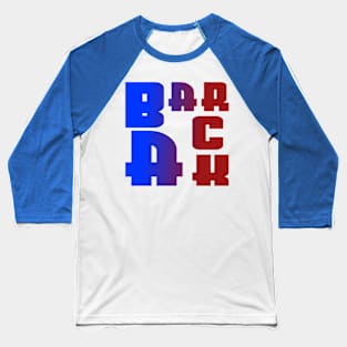 Barack, name, typography Baseball T-Shirt